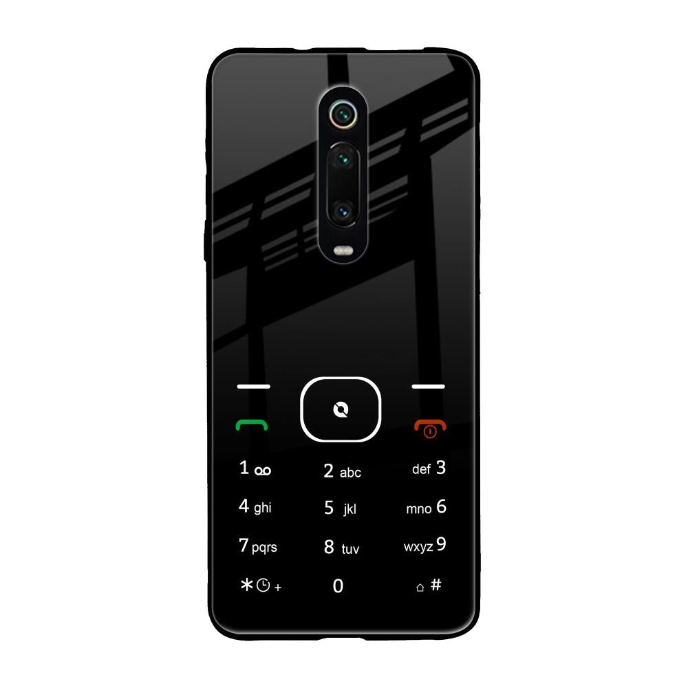Classic Keypad Pattern Xiaomi Redmi K20 Pro Glass Back Cover Online