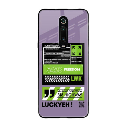Run & Freedom Xiaomi Redmi K20 Pro Glass Back Cover Online