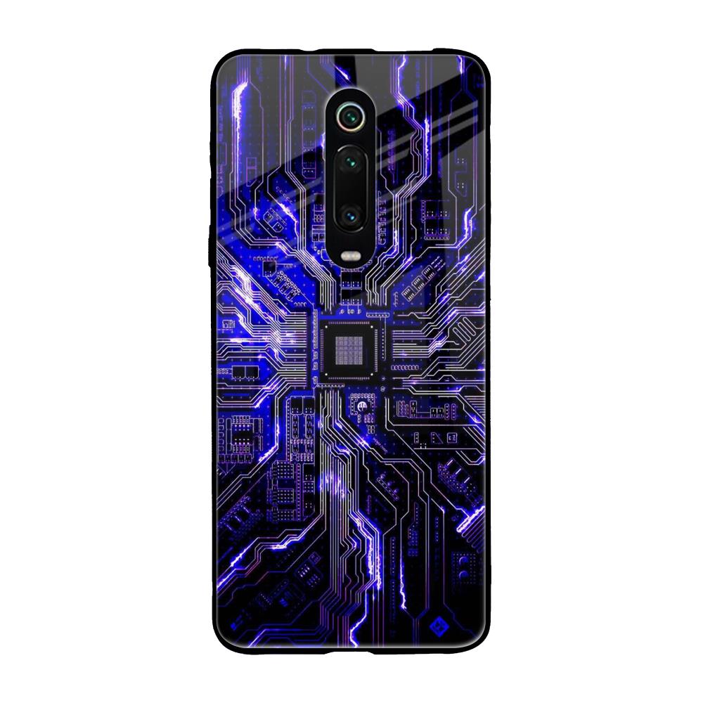 Techno Color Pattern Xiaomi Redmi K20 Pro Glass Back Cover Online
