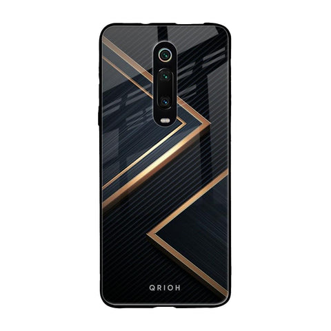 Sleek Golden & Navy Xiaomi Redmi K20 Pro Glass Back Cover Online