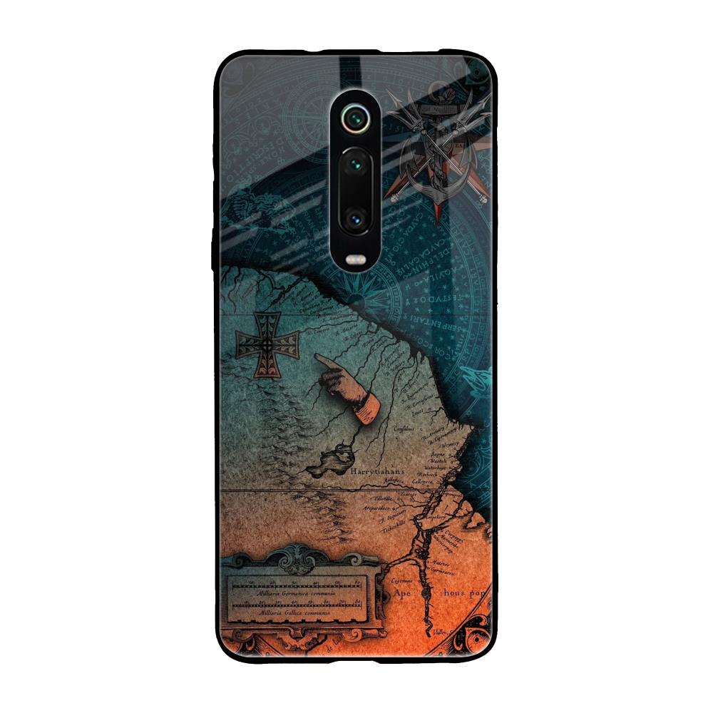 Geographical Map Xiaomi Redmi K20 Pro Glass Back Cover Online