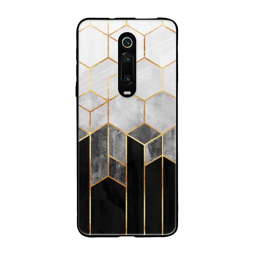 Tricolor Pattern Xiaomi Redmi K20 Pro Glass Back Cover Online
