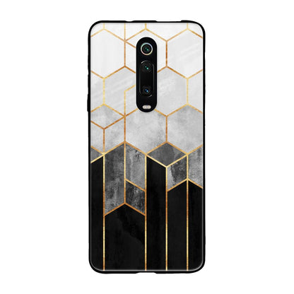 Tricolor Pattern Xiaomi Redmi K20 Pro Glass Back Cover Online