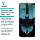 Cyan Bat Glass Case for Xiaomi Redmi K20 Pro