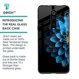 Half Blue Flower Glass Case for Xiaomi Redmi K20 Pro