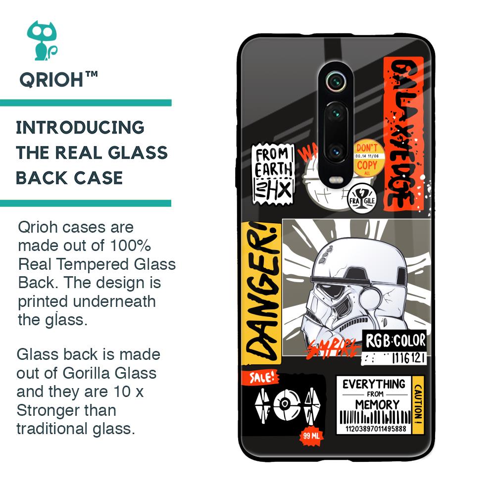Galaxy Edge Glass Case for Xiaomi Redmi K20 Pro