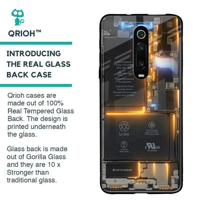 Glow Up Skeleton Glass Case for Xiaomi Redmi K20 Pro