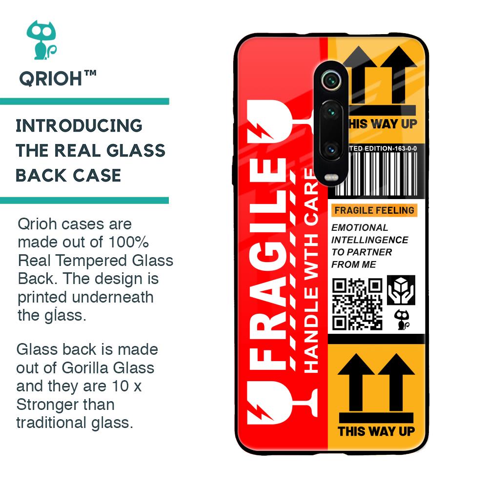 Handle With Care Glass Case for Xiaomi Redmi K20 Pro