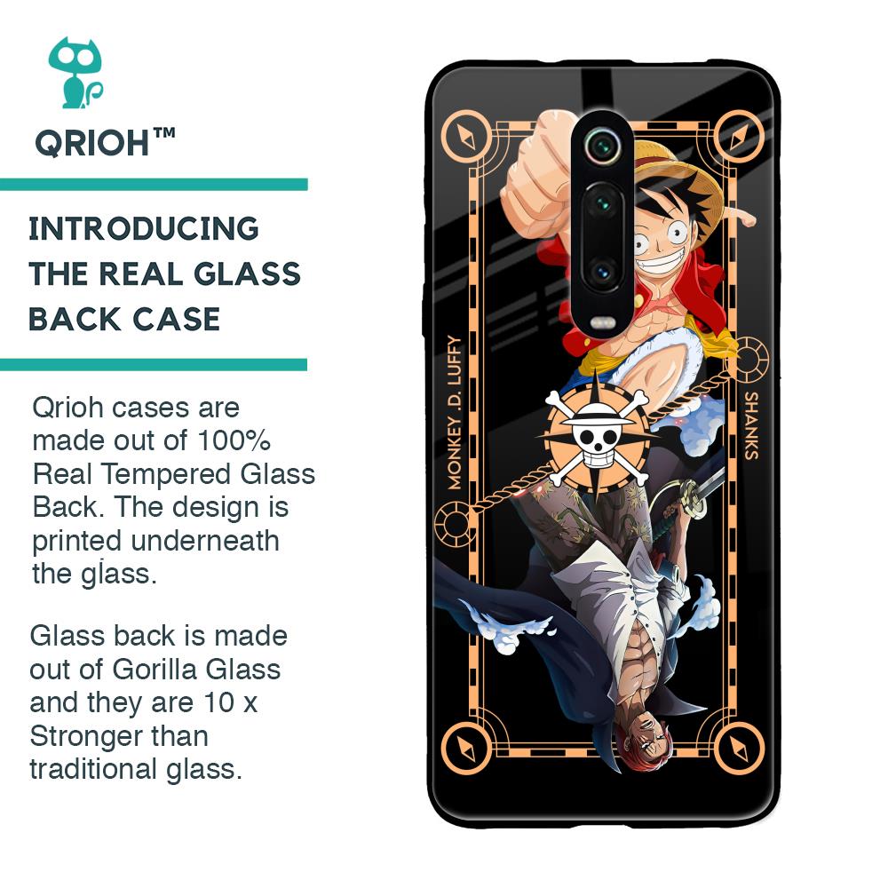 Shanks & Luffy Glass Case for Xiaomi Redmi K20 Pro