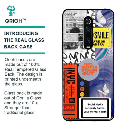 Smile for Camera Glass Case for Xiaomi Redmi K20 Pro