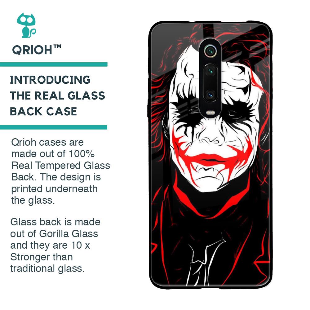 Life In Dark Glass Case For Xiaomi Redmi K20 Pro