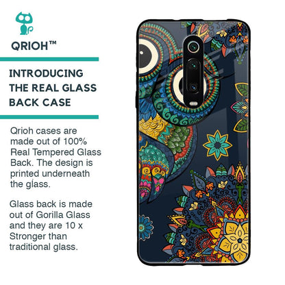 Owl Art Glass Case for Xiaomi Redmi K20 Pro