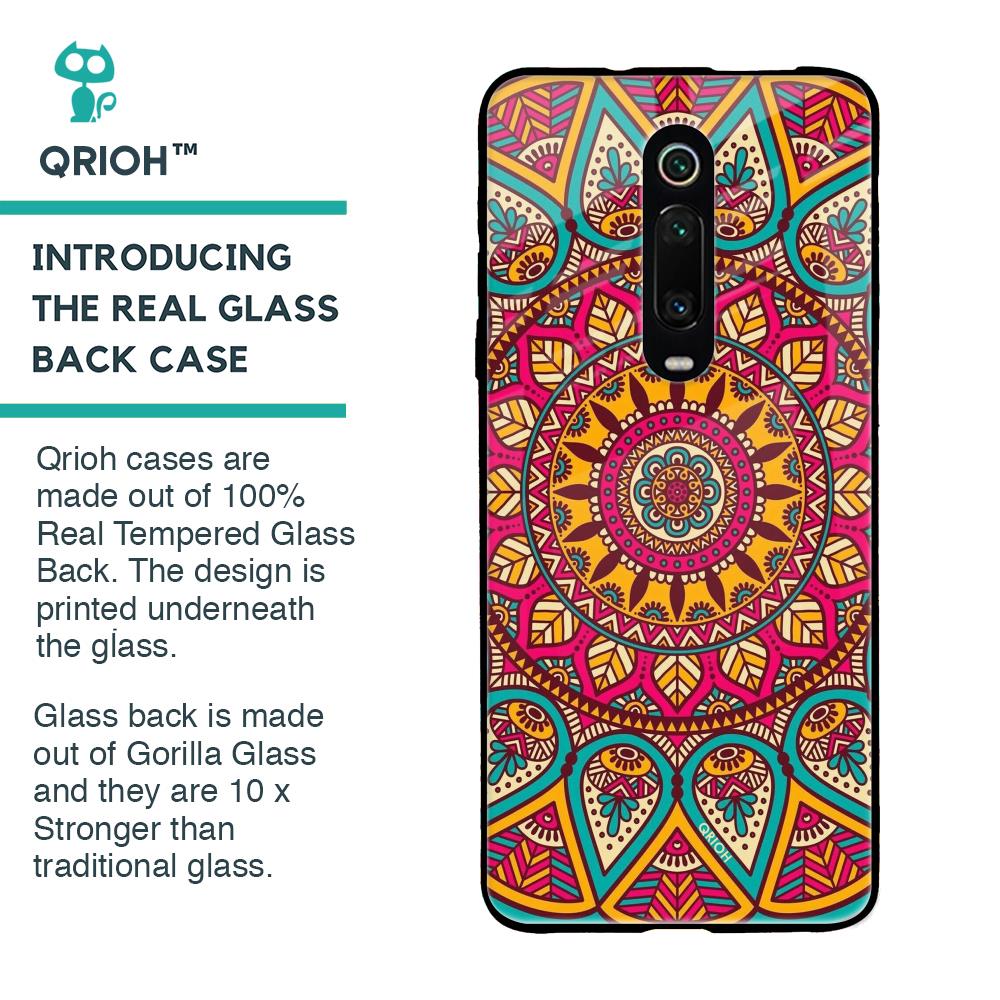 Elegant Mandala Glass Case for Xiaomi Redmi K20 Pro