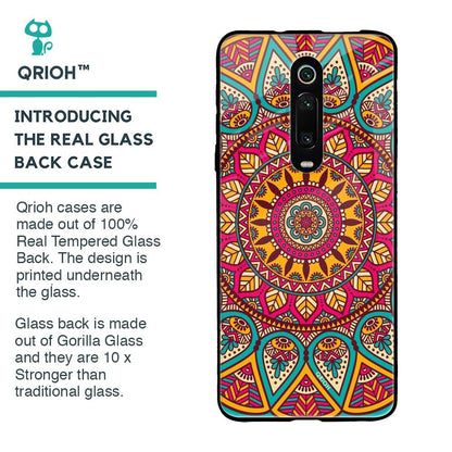 Elegant Mandala Glass Case for Xiaomi Redmi K20 Pro