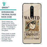 Luffy Wanted Glass Case for Xiaomi Redmi K20 Pro