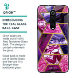 Electroplated Geometric Marble Glass Case for Xiaomi Redmi K20 Pro