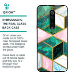 Seamless Green Marble Glass Case for Xiaomi Redmi K20 Pro