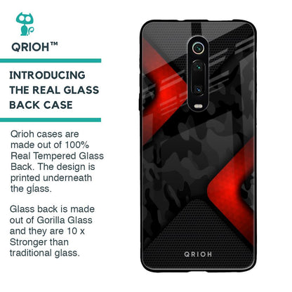 Modern Camo Abstract Glass Case for Xiaomi Redmi K20 Pro