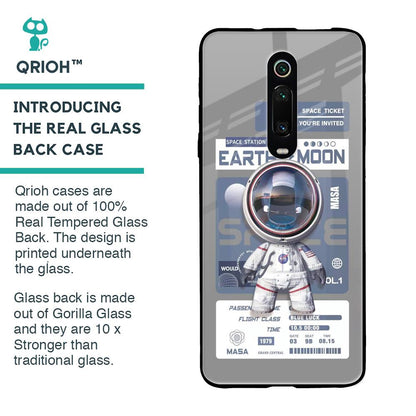 Space Flight Pass Glass Case for Xiaomi Redmi K20 Pro