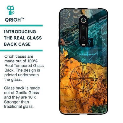 Architecture Map Glass Case for Xiaomi Redmi K20 Pro