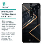 Sleek Golden & Navy Glass Case for Xiaomi Redmi K20 Pro