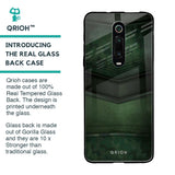 Green Leather Glass Case for Xiaomi Redmi K20 Pro