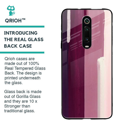 Brush Stroke Art Glass Case for Xiaomi Redmi K20 Pro
