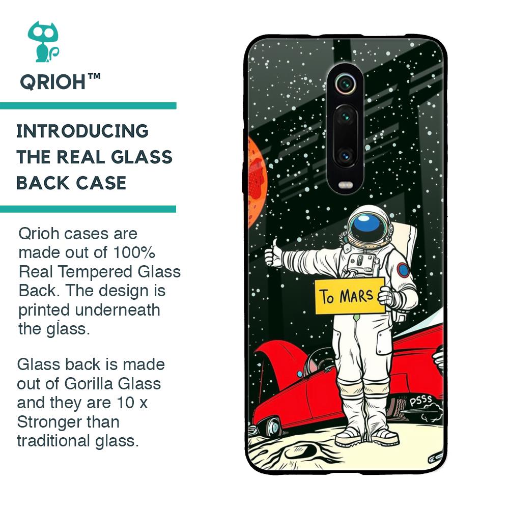 Astronaut on Mars Glass Case for Xiaomi Redmi K20 Pro