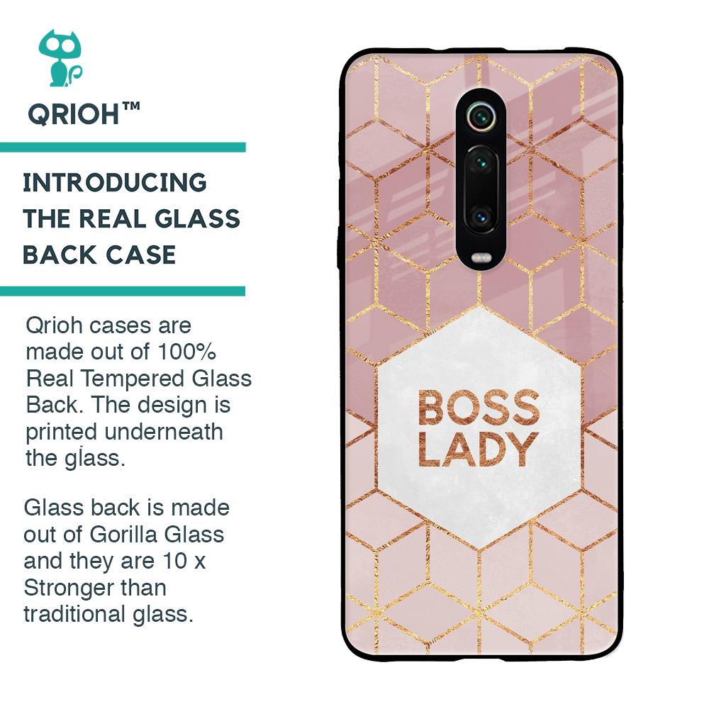 Boss Lady Glass Case for Xiaomi Redmi K20 Pro