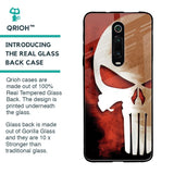 Red Skull Glass Case for Xiaomi Redmi K20 Pro