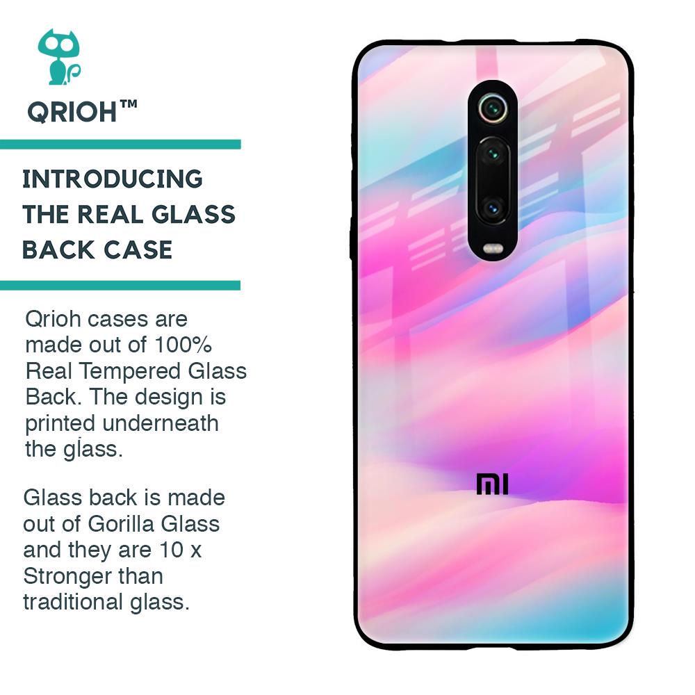 Colorful Waves Glass case for Xiaomi Redmi K20 Pro