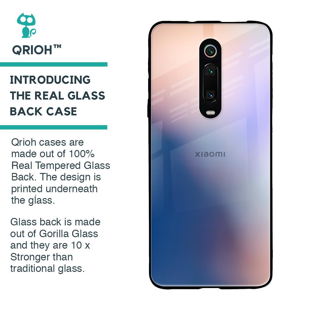 Blue Mauve Gradient Glass Case for Xiaomi Redmi K20 Pro