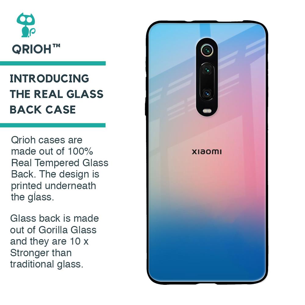 Blue & Pink Ombre Glass case for Xiaomi Redmi K20 Pro