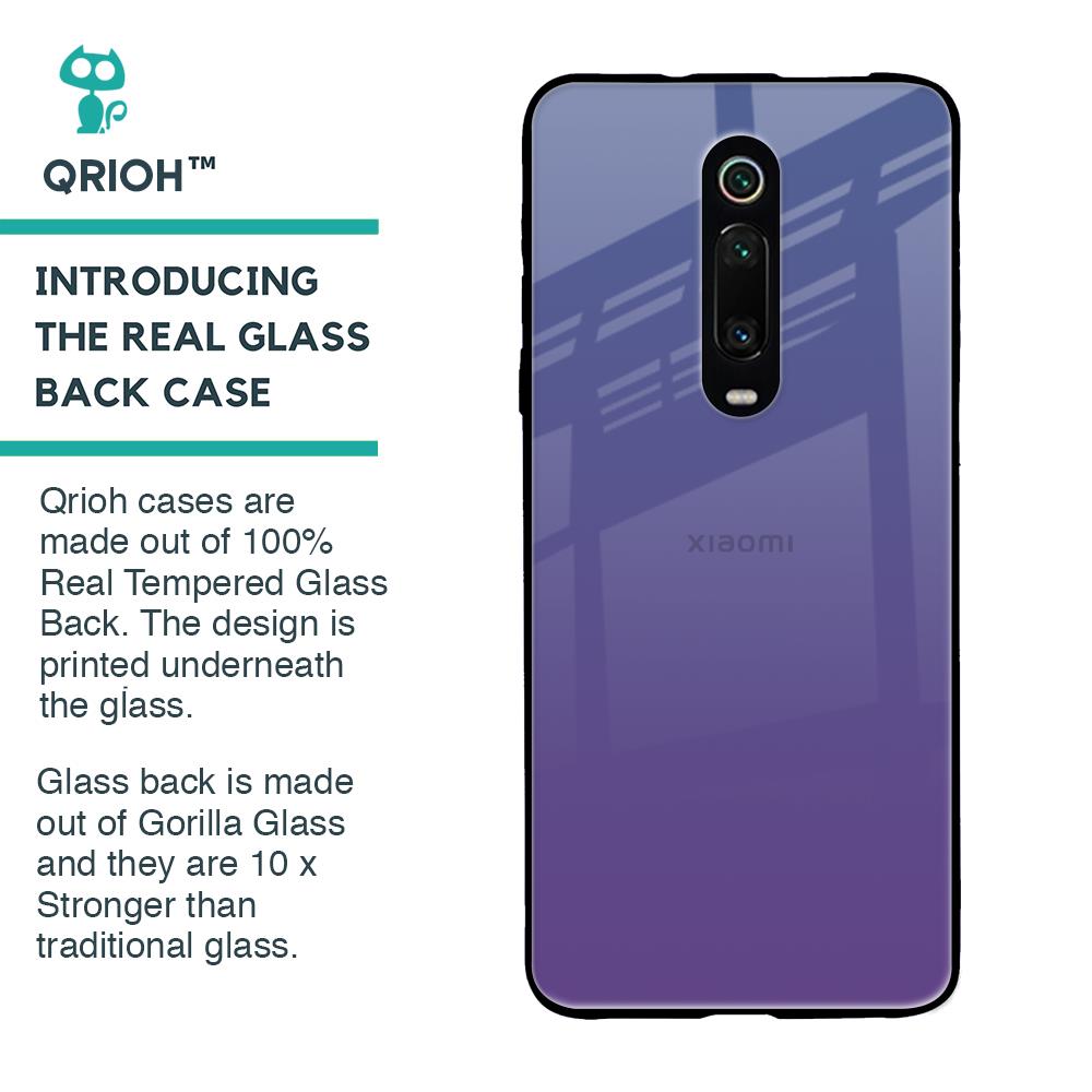 Indigo Pastel Glass Case For Xiaomi Redmi K20 Pro