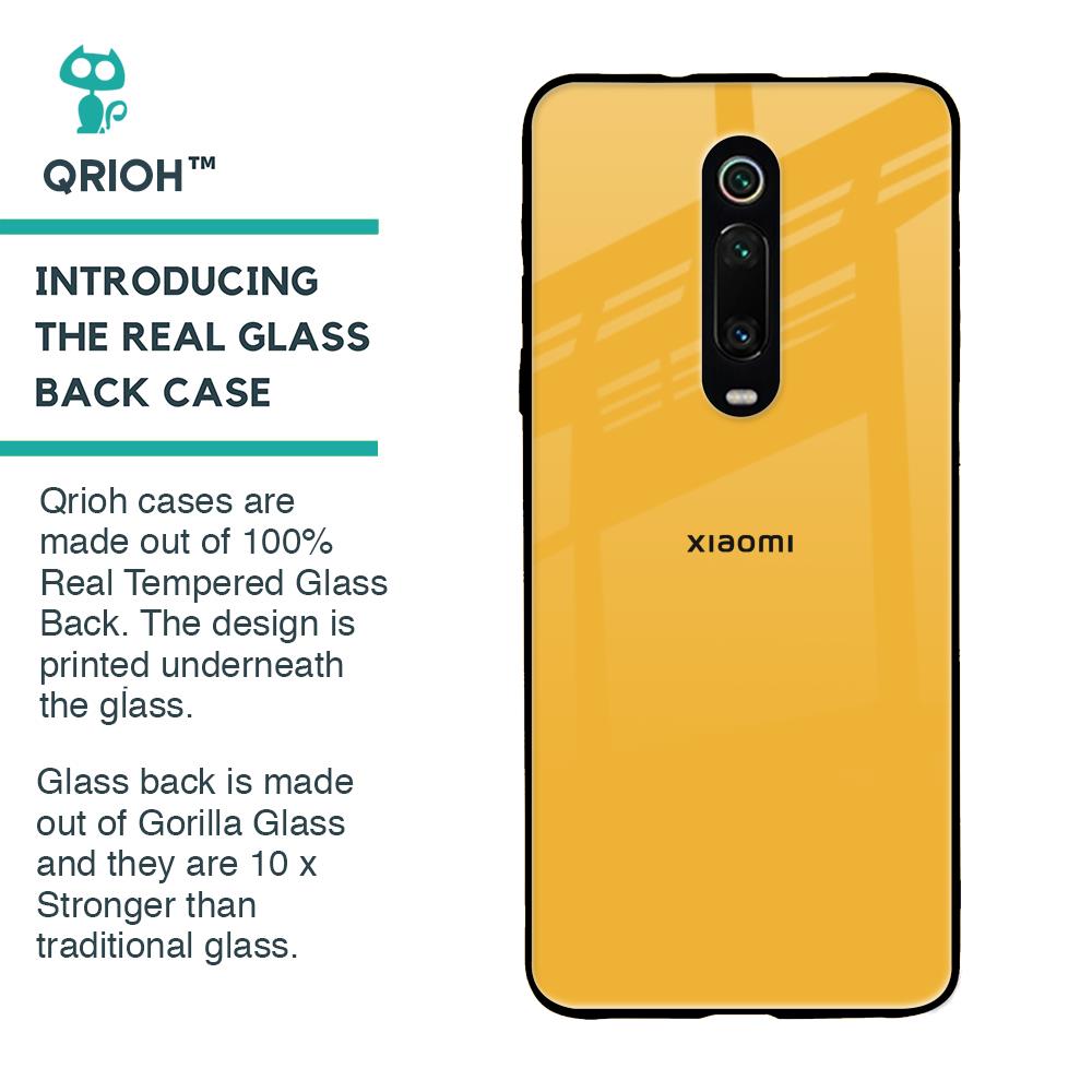 Fluorescent Yellow Glass case for Xiaomi Redmi K20 Pro