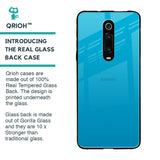 Blue Aqua Glass Case for Xiaomi Redmi K20 Pro