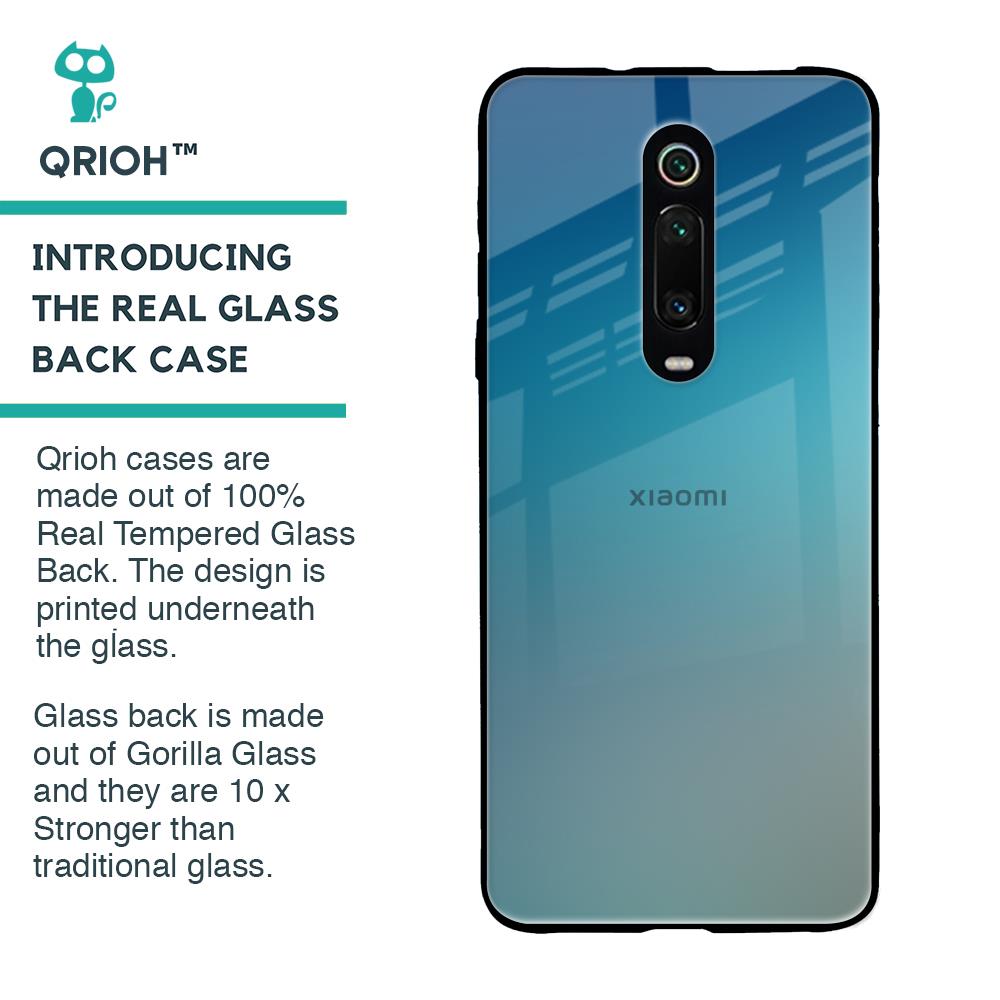 Sea Theme Gradient Glass Case for Xiaomi Redmi K20 Pro