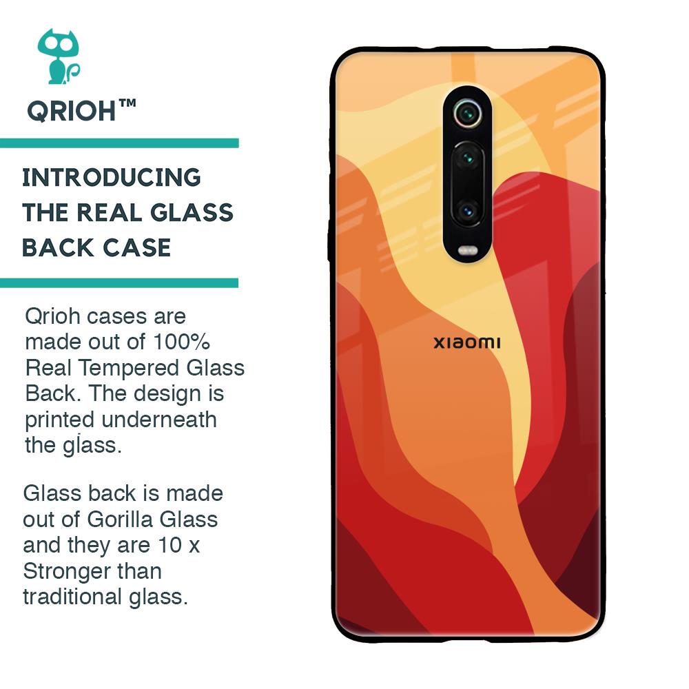 Magma Color Pattern Glass Case for Xiaomi Redmi K20 Pro