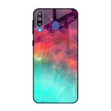 Colorful Aura Samsung Galaxy M40 Glass Back Cover Online