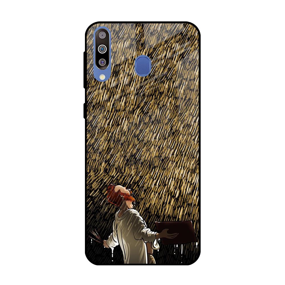 Rain Festival Samsung Galaxy M40 Glass Back Cover Online