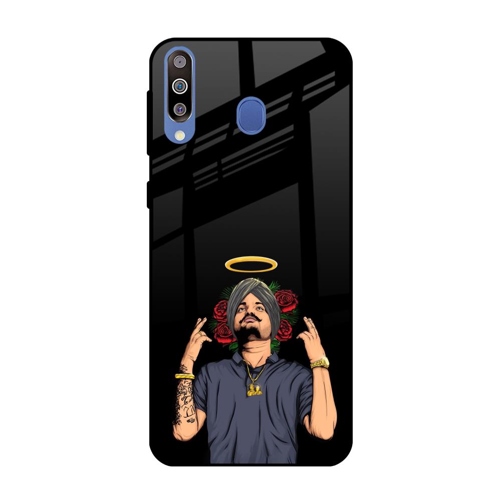 Punjabi Singer Poster Samsung Galaxy M40 Glass Back Cover Online