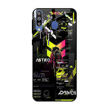 Astro Glitch Samsung Galaxy M40 Glass Back Cover Online