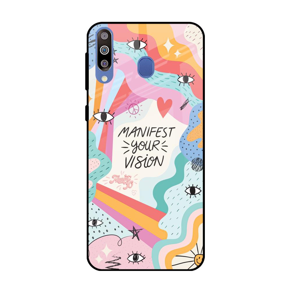 Vision Manifest Samsung Galaxy M40 Glass Back Cover Online