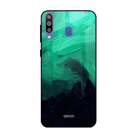 Scarlet Amber Samsung Galaxy M40 Glass Back Cover Online