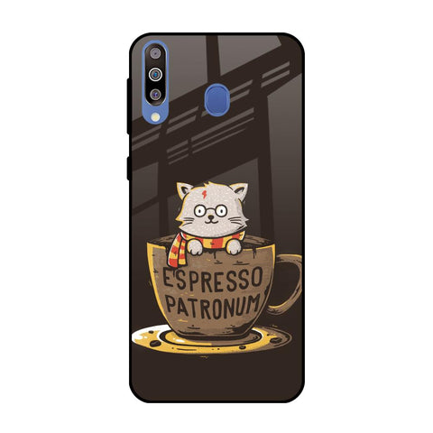 Tea With Kitty Samsung Galaxy M40 Glass Back Cover Online