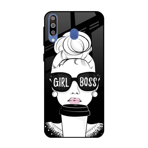 Girl Boss Samsung Galaxy M40 Glass Back Cover Online