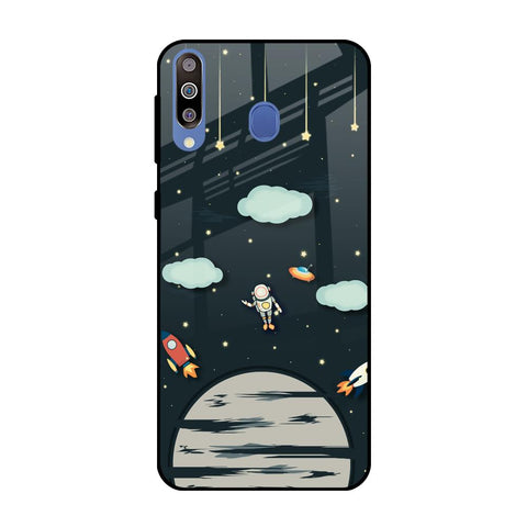 Astronaut Dream Samsung Galaxy M40 Glass Back Cover Online