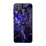 Techno Color Pattern Samsung Galaxy M40 Glass Back Cover Online