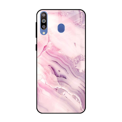 Diamond Pink Gradient Samsung Galaxy M40 Glass Back Cover Online