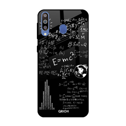 Funny Math Samsung Galaxy M40 Glass Back Cover Online
